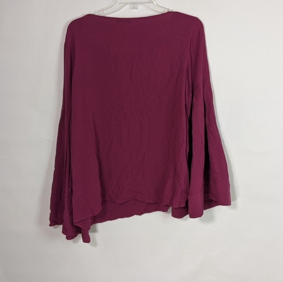 RO&DE pleated bell sleeve blouse - Picture 6 of 6